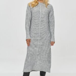 Sukienka Model S147 Grey Melnage - Makadamia