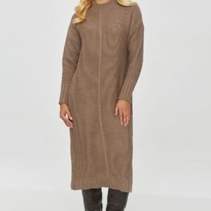 Sukienka Model S147 Cappuccino - Makadamia