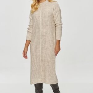 Sukienka Model S147 Beige Melange - Makadamia