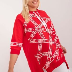 Bluzka Model RV-TU-7598.94 Red - Relevance