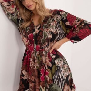 Sukienka Model DHJ-SK-19861-5.27 Bordo - Italy Moda