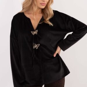 Bluzka Model DHJ-BZ-19916.03P Black - Italy Moda