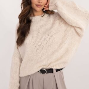 Sweter Damski Model TW-SW-BI-3565.69 Ecru - Och Bella