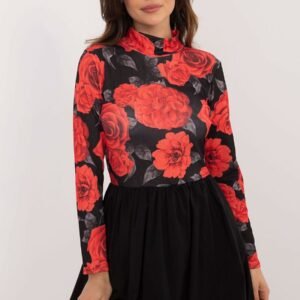 Sukienka Model DHJ-SK-19959.35 Black/Red - Italy Moda