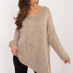 Sweter Damski Model TW-SW-BI-1925.85 Beige - Och Bella