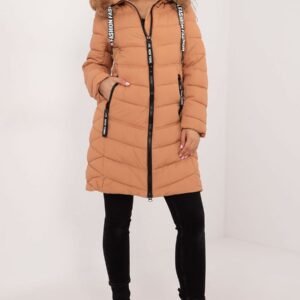 Kurtka Damska Model SK-KR-HH-2403.20 Camel - Factory Price