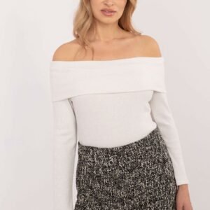 Sweter Damski Model DHJ-SW-A2449.33 Ecru - Italy Moda