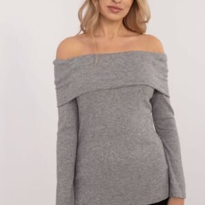 Sweter Damski Model DHJ-SW-A2449.33 Grey - Italy Moda