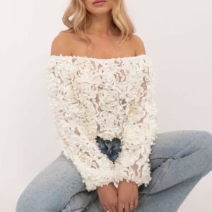 Bluzka Model MI-BZ-26158.20 Ecru - Italy Moda