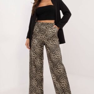 Spodnie Damski Model LK-SP-509799.38 Black/Beige - Lakerta