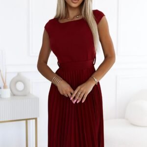 Sukienka Model Lila 311-15 Bordo - Numoco