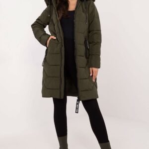 Kurtka Damska Model SK-KR-HH-2408.55P khaki - Factory Price