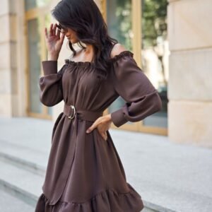 Sukienka Model Chiara BRA SUK0499 Brown - Roco Fashion