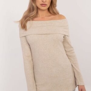 Sweter Damski Model DHJ-SW-A2449.33 Beige - Italy Moda