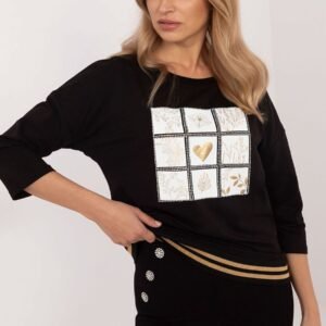 Bluzka Model CLM-BZ-1268.67 Black - Factory Price