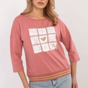 Bluzka Model CLM-BZ-1268.67 Dark Pink - Factory Price