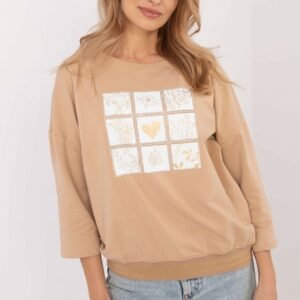 Bluzka Model CLM-BZ-1268.67 Camel - Factory Price