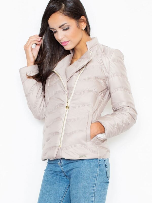 Kurtka Damska Model M404 Beige - Figl