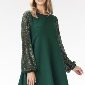 Sukienka Model A694 Bottle Green - awama