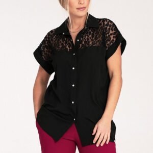 Koszula Damska Model M1073 Black - Figl