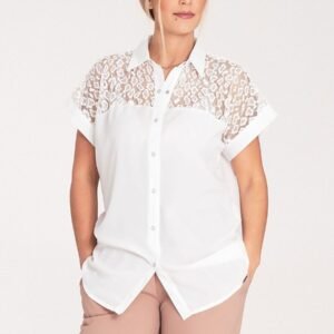 Koszula Damska Model M1073 Ecru - Figl