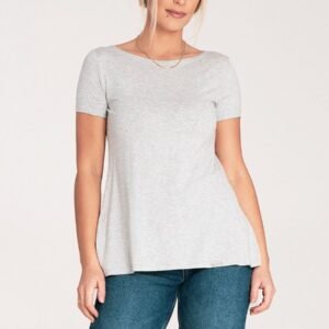 Bluzka Model M1051 Light Grey - Figl