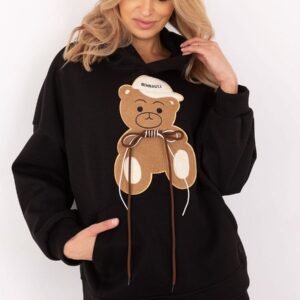 Bluza Damska Model DHJ-BL-A8695.65P Black - Italy Moda