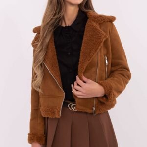 Kurtka Damska Model MI-KR-21848.71 Light Brown - Italy Moda