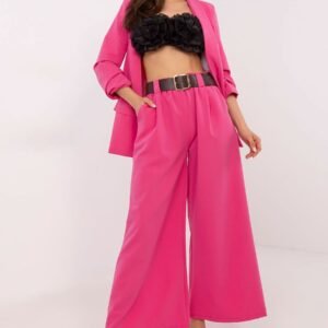 Spodnie Damskie Model DHJ-SP-5583-1.83 Dark Pink - Italy Moda