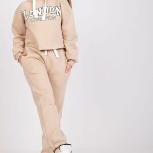 Spodnie Komplet Model EM-KMPL-720.01 White/Beige - Ex Moda