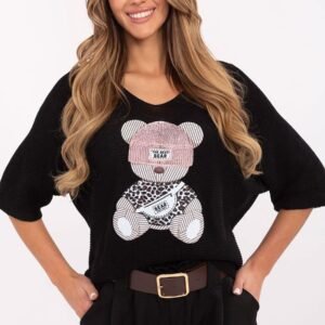 Sweter Damski Model MI-SW-2102.14 Black - Italy Moda