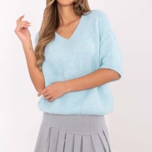 Sweter Damski Model MI-SW-2103.07 Light Blue - Italy Moda