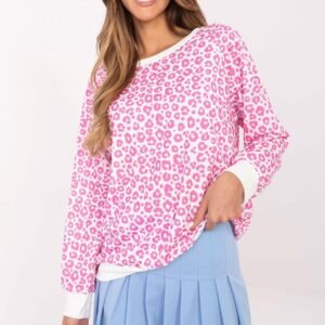 Bluzka Model MI-BZ-M742.86 White/Pink - Italy Moda