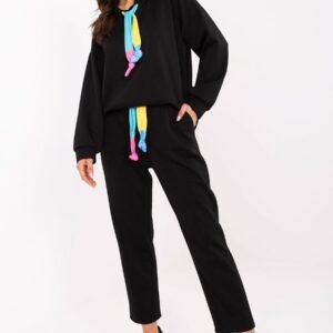 Spodnie Komplet Model DHJ-KMPL-20335.44 Black - Italy Moda