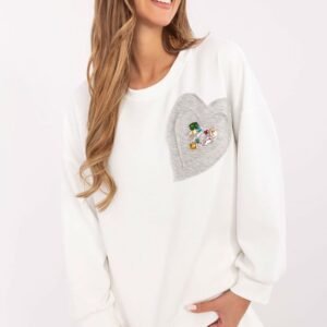 Bluza Damska Model DHJ-BL-20322.72 Ecru - Italy Moda