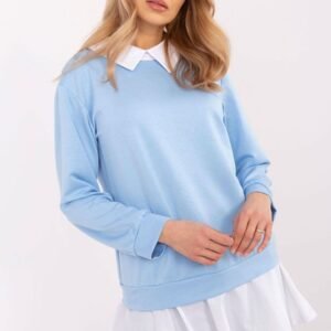 Bluzka Model MI-BZ-A5997.49 Light Blue - Italy Moda