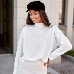 Bluzka Model Lydia EKR BLU0168 Ecru - Roco Fashion