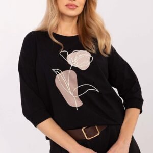 Bluzka Model RV-BZ-A264.21 Black - Relevance