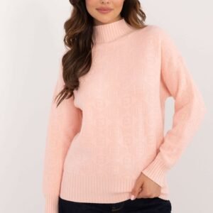 Sweter Damski Model AT-SW-2339.54 Jasna Brzoskwinia - AT