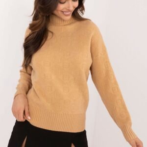 Sweter Damski Model AT-SW-2339.54 Camel - AT