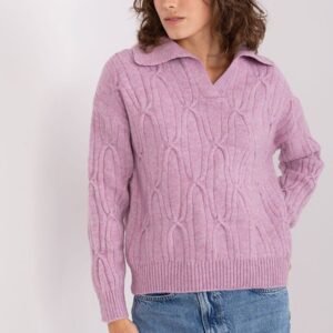 Sweter Damski Model AT-SW-2349-2.96 Light Violet - AT