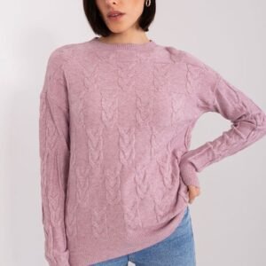 Sweter Damski Model AT-SW-2340.80 Light Violet - AT