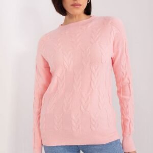 Sweter Damski Model AT-SW-2340.22 Light Pink - AT