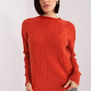 Sweter Damski Model AT-SW-2340.43 Dark Orange - AT