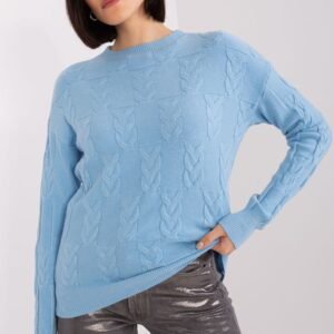 Sweter Damski Model AT-SW-2340.43 Light Blue - AT