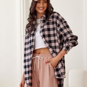 Koszula Damska Model Jolene BLU0191-A33 Multicolor - Roco Fashion