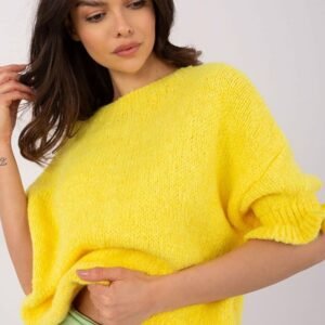 Sweter Damski Model MI-SW-2913.99 Yellow - Italy Moda