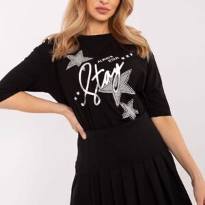 Bluzka Model CLM-BZ-0016.84 Black - Factory Price