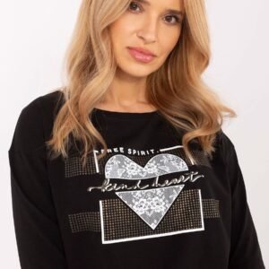 Bluzka Model CLM-BZ-0012.94 Black - Factory Price