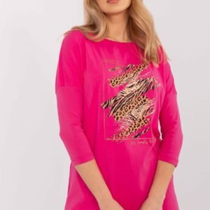 Bluzka Model CLM-BZ-0052.37 Fuksja - Factory Price